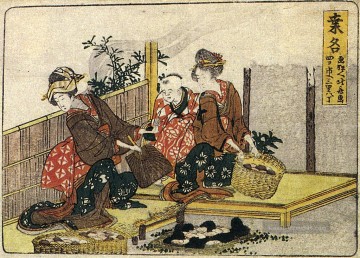 kuwana 3 Katsushika Hokusai Ukiyoe Ölgemälde
